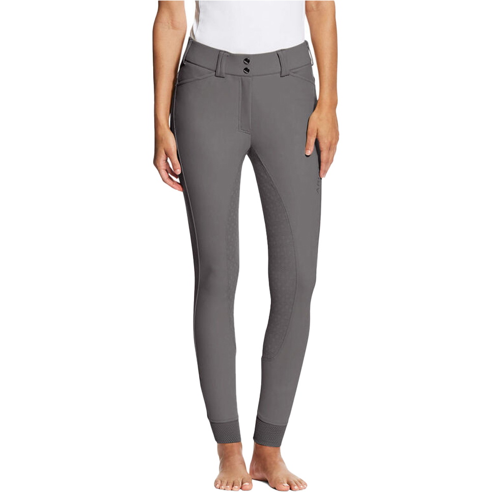 Ariat Culotte Intégrale Tri Factor Grip Pour Femme 10044945 - Plum Grey